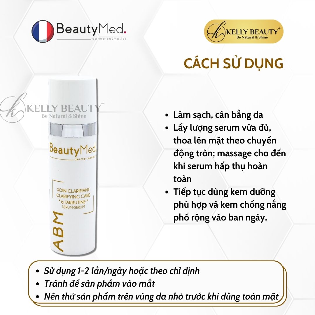 Tinh Chất Sáng Da Mờ Thâm Sạm BeautyMed ABM Clarifying Serum | Kelly Beauty