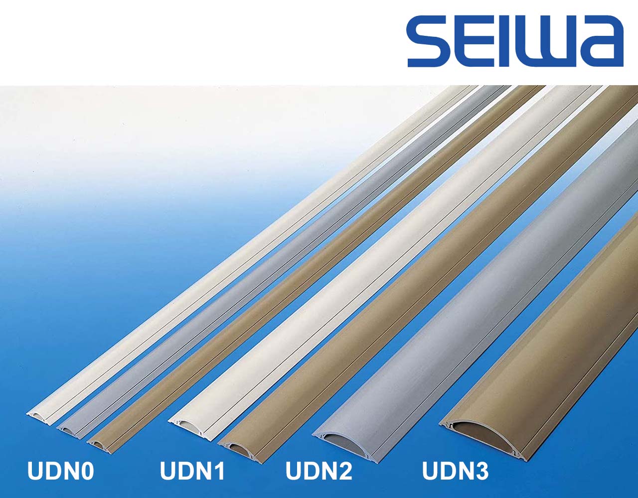 NẸP NHỰA BÁN NGUYỆT NHẬT BẢN - 1M/Cây - 20 Cây/Thùng - 30x8mm - HÀNG CHÍNH HÃNG