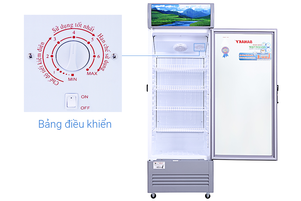 Tủ mát Inverter Sanaky VH-358K3L 350 lít - Hàng Chính Hãng - Chỉ Giao Hồ Chí Minh