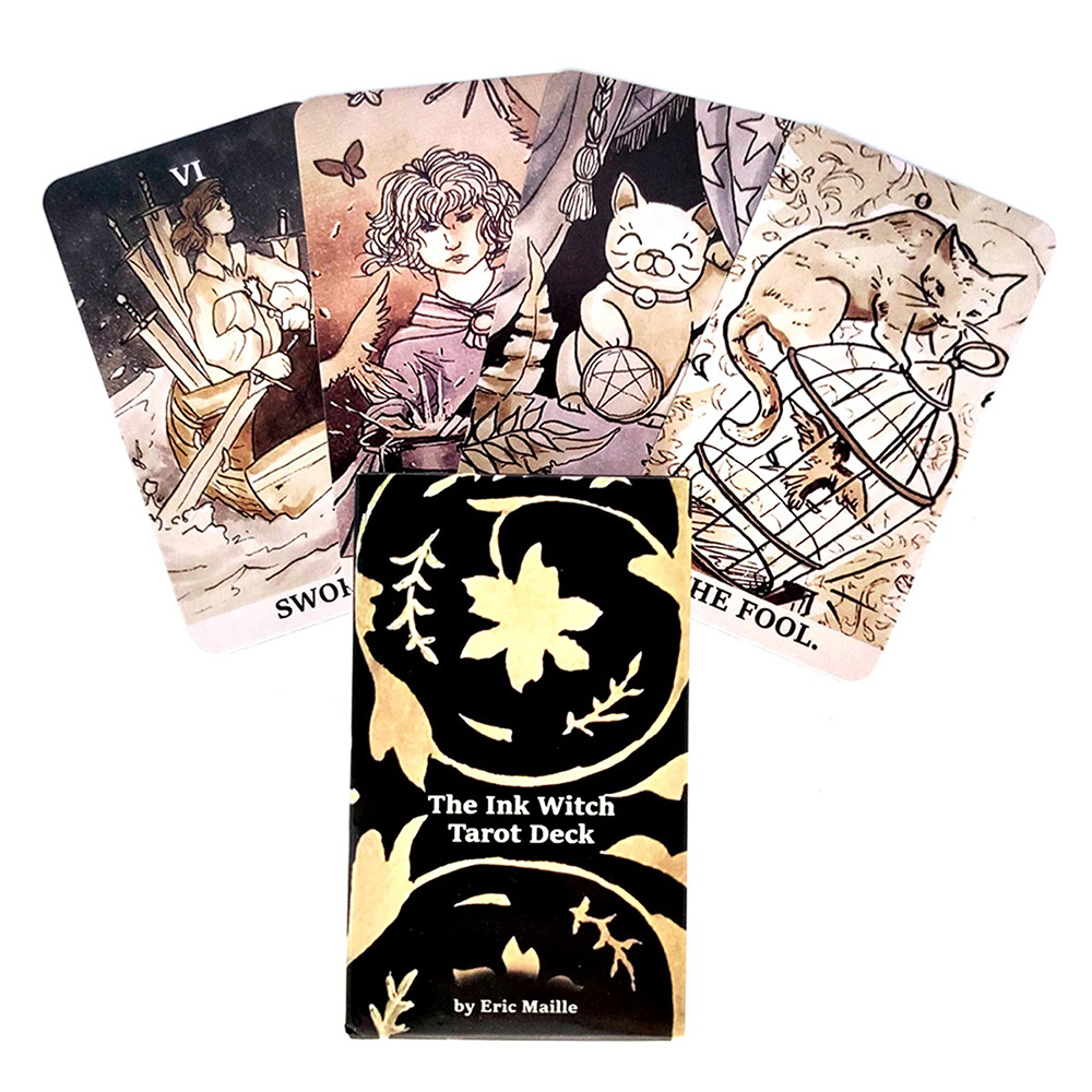 Bài Tarot Ink Witch Tarot  Đá Thanh Tẩy