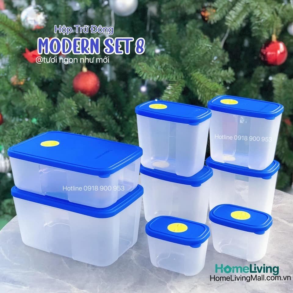 Set Trữ Đông Tupperware Modern 8 Hộp