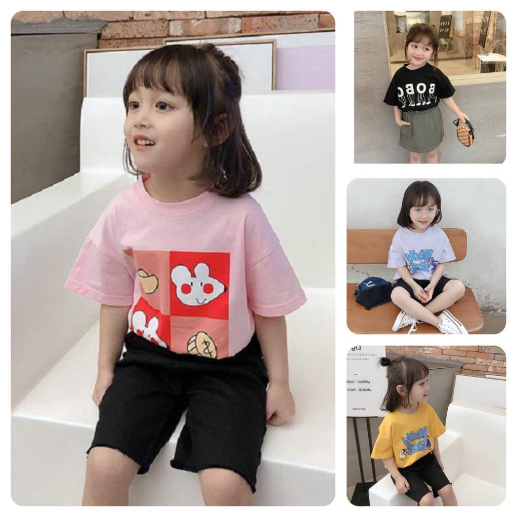 IATG19 Size 90-130  Áo thun cho bé gái  Hàng Quảng Châu Thời trang trẻ em