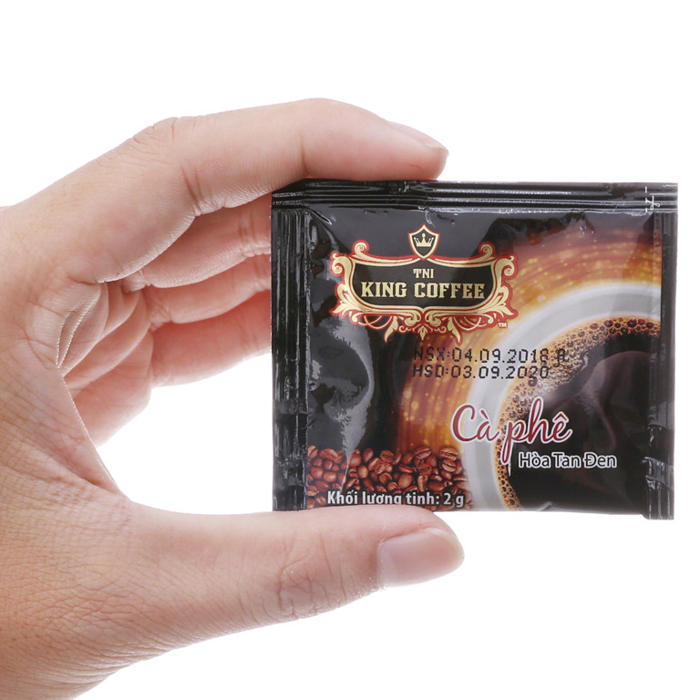 Combo 2 Hộp Cà Phê Đen Hòa Tan Espresso King Coffee(Hộp 100 gói x 2.5g)