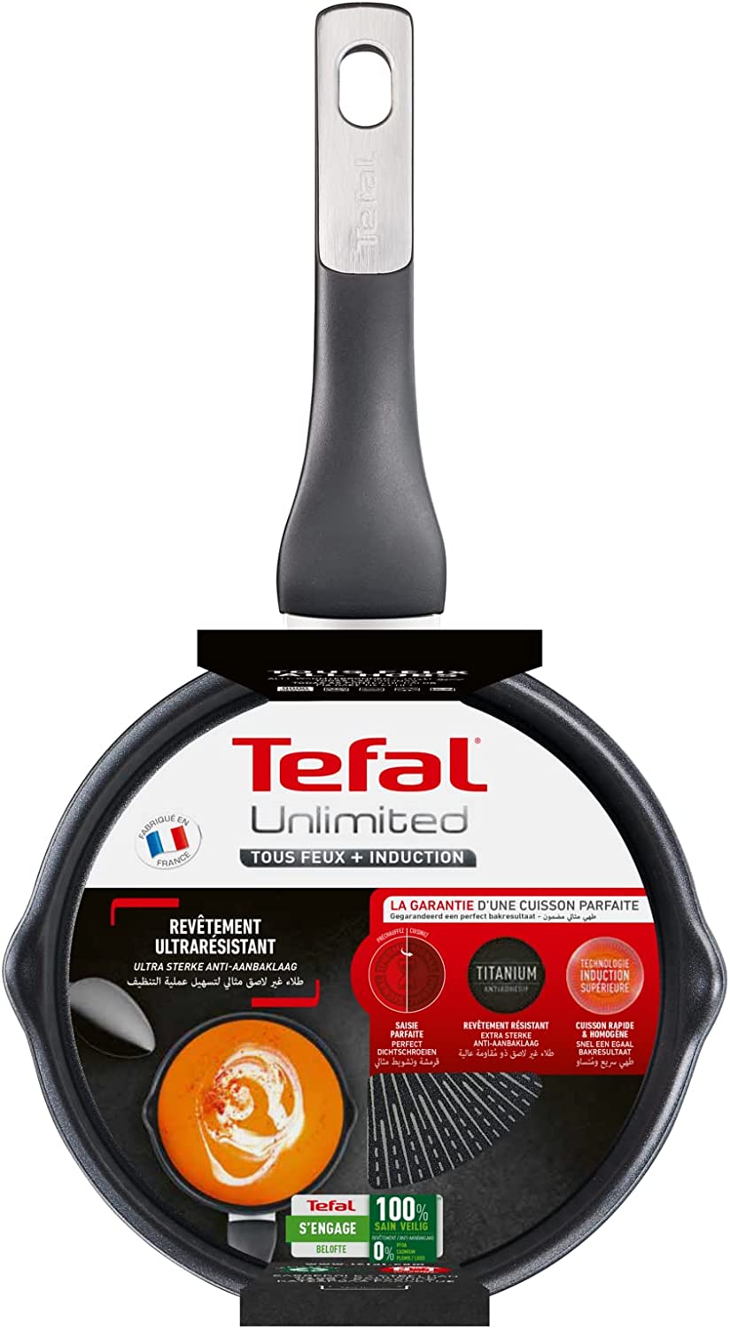 Hình ảnh Quánh Chống Dính TEFAL G26928 Excellence Stielkasserolle, Nhập Khẩu Đức, Đường Kính 16 Cm, Sâu 11,1 Cm, Chuôi Inox - Hàng Nhập Khẩu