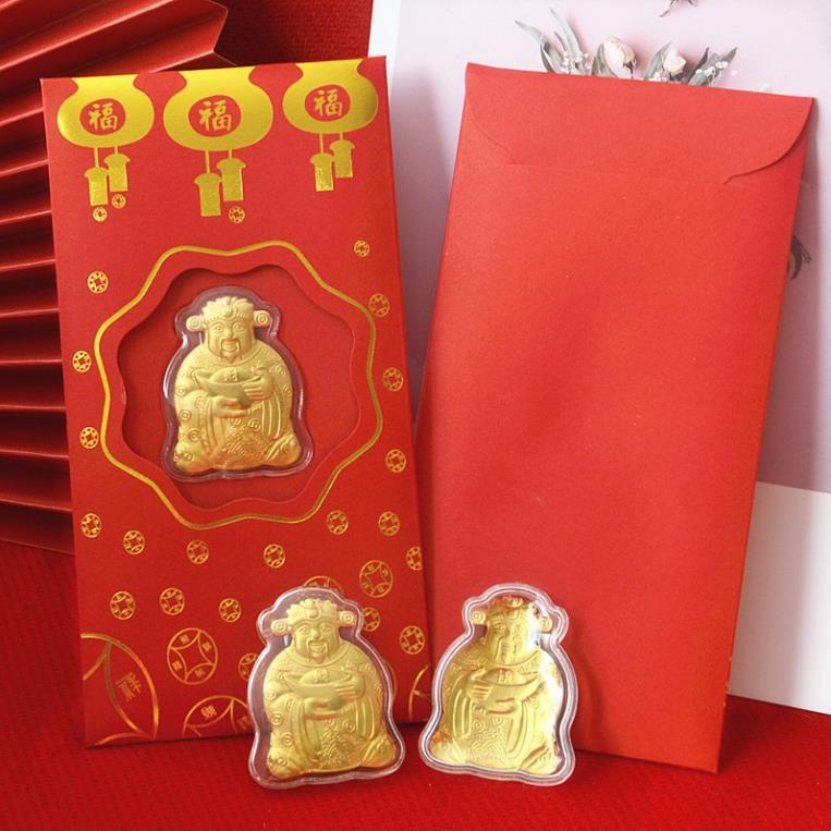 Phong Bao Lì Xì Thần Tài Vàng 24k