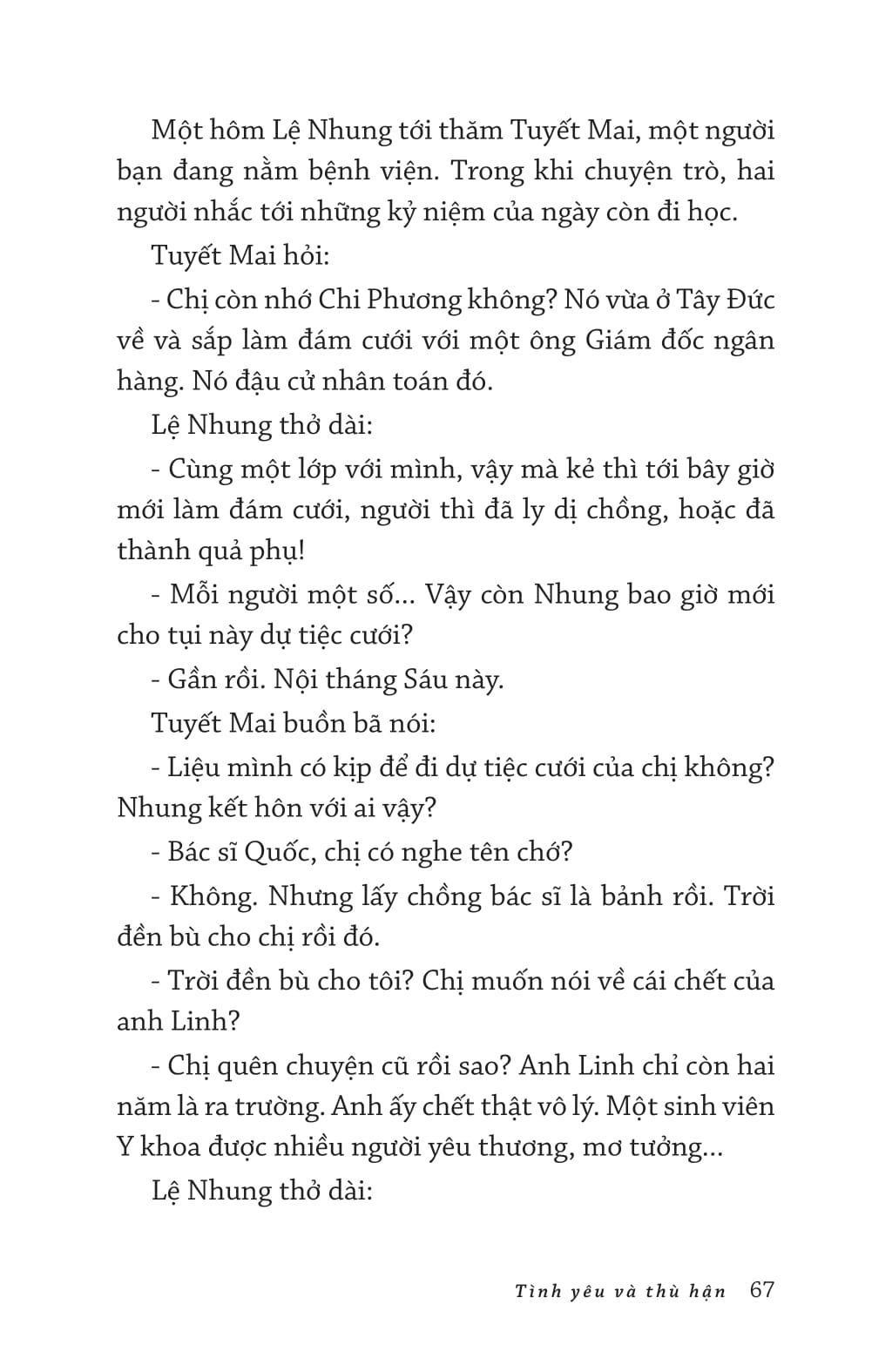 Tình Yêu Và Thù Hận