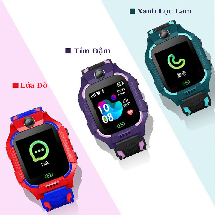 Đồng hồ thông minh trẻ em gắn sim định vị LPS Z66, màn hình cảm ứng , nghe gọi 2 chiều , Tích Hợp Camera Chụp hình