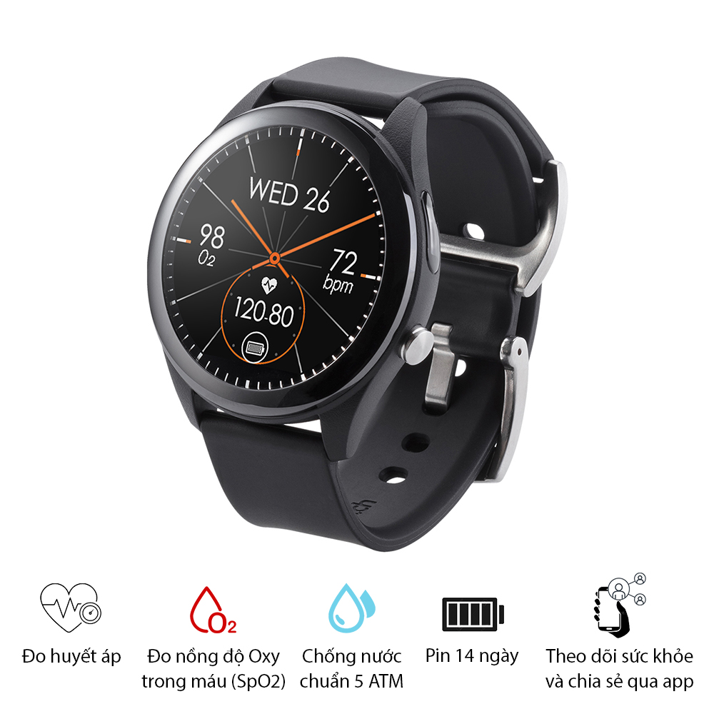 Đồng Hồ Thông Minh Asus Vivowatch SP (Đo nồng độ O2 trong máu - đo huyết áp) - Hàng Chính Hãng