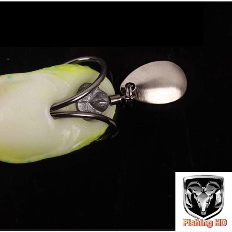 mồi nhái giả câu lure cá lóc - mồi nhái giả super frog đồ câu FISHING_HD