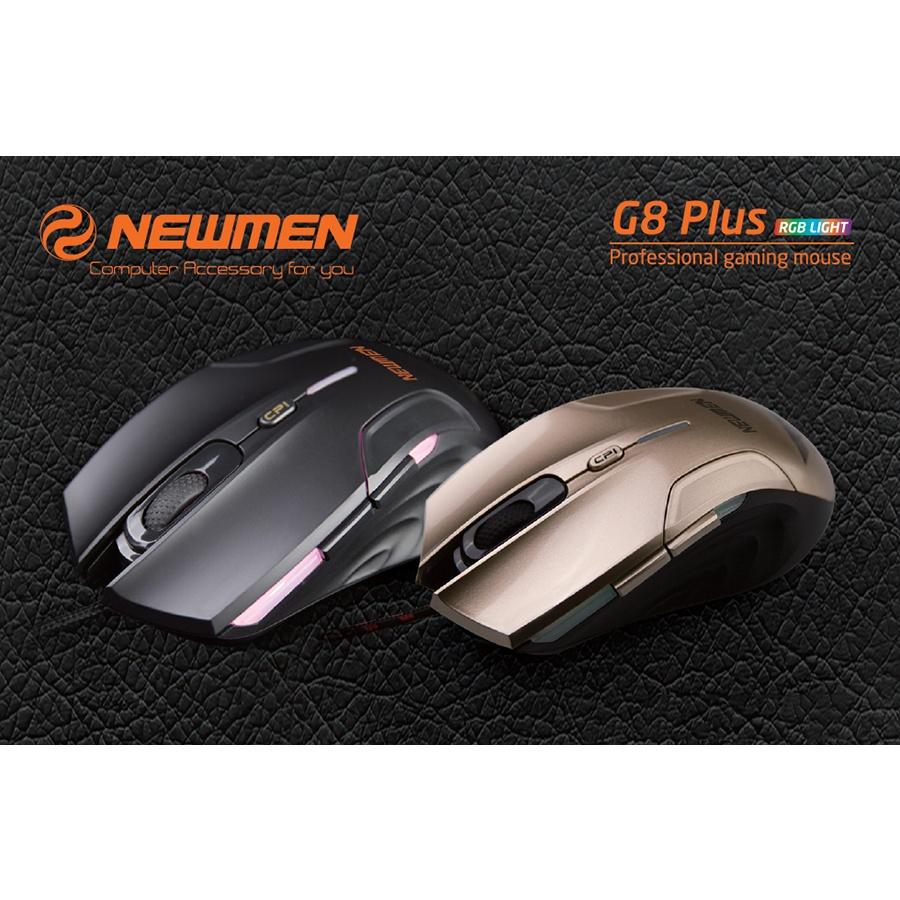 Chuột máy tính Gaming có dây cao cấp Newmen G8 Plus - Hàng chính hãng