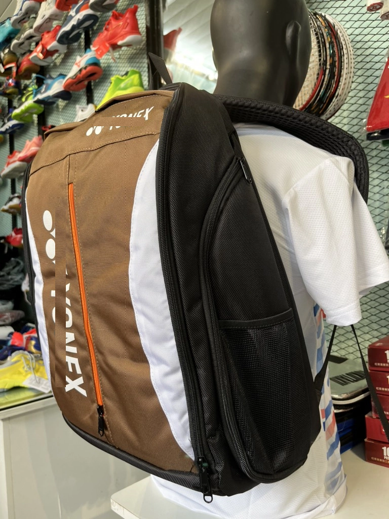 Balo thể thao chống nước Tennis Badminton Pickleball Yonnex, Túi Đựng Vợt giày Sport Bag 47*19*31CM balo du lịch đi học đi chơi