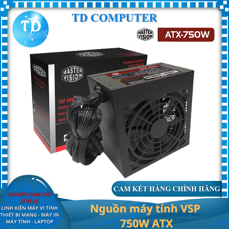 Nguồn máy tính VSP 750W ATX - Hàng chính hãng Tech Vision phân phối