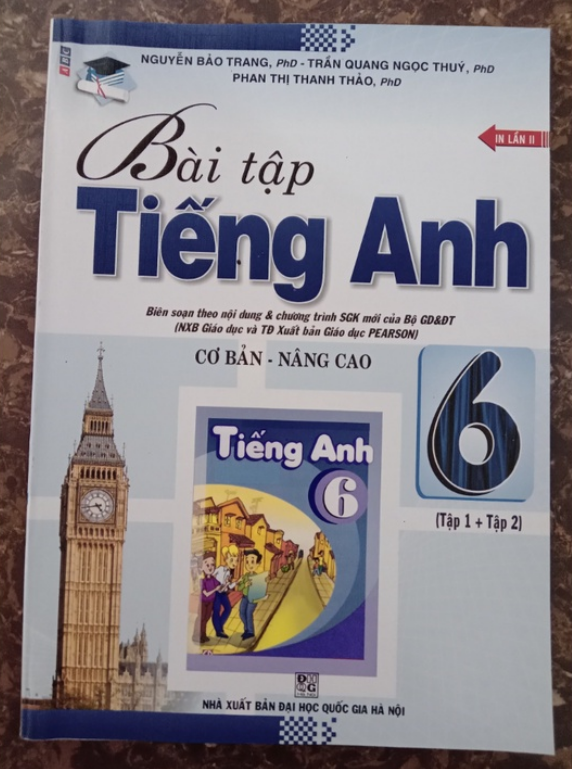 Sách - Bài tập Tiếng Anh 6 - Cơ bản và nâng cao