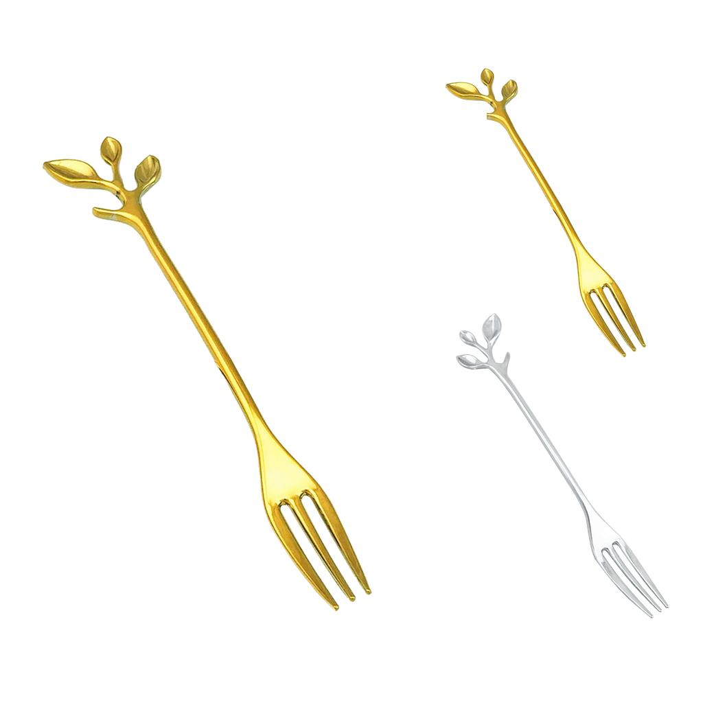 1 Piece Fork for Fruits Salad Snacks Desserts Ice - Cream Steak Heavy Duty