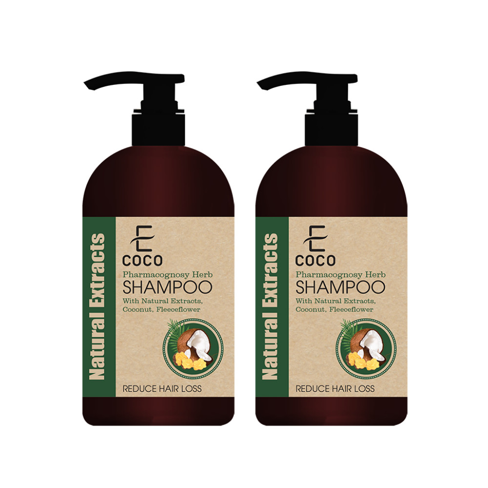 Dầu gội dược liệu thành phần thảo mộc tự nhiên ECOCO 336gr giúp làm sạch giảm gãy rụng hỗ trợ mọc tóc phục hồi hư tổn dưỡng mềm mượt
