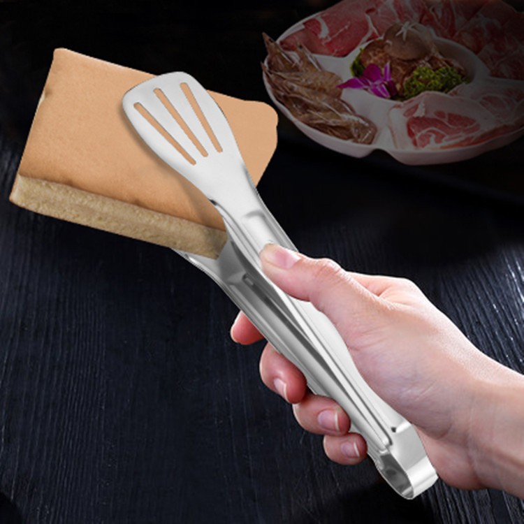 Kẹp Gắp Thực Phẩm Inox Cao Cấp 28cm  - Kẹp Đa Năng Nướng Thịt/ Gắp Bánh Mì/ Rau Củ Nóng Lạnh Tiện Dụng