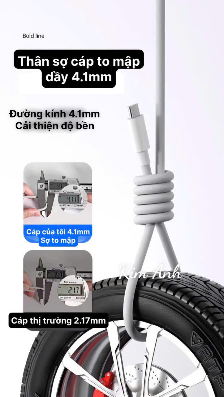 2 mét- Dây sạc siêu nhanh LI-TOP LX78 120W, chân Type C dài 2 mét, dây mịn to, lõi 260 sợ đồng, được dùng thử 30 ngày hàng chính hãng