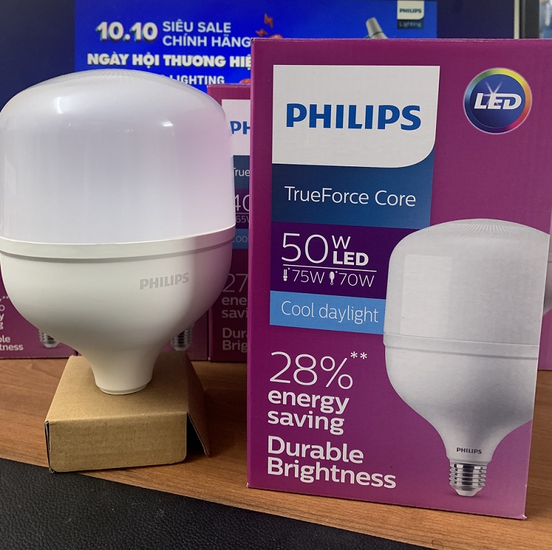 Bóng đèn Philips LED Trụ TForce Core 50W E27