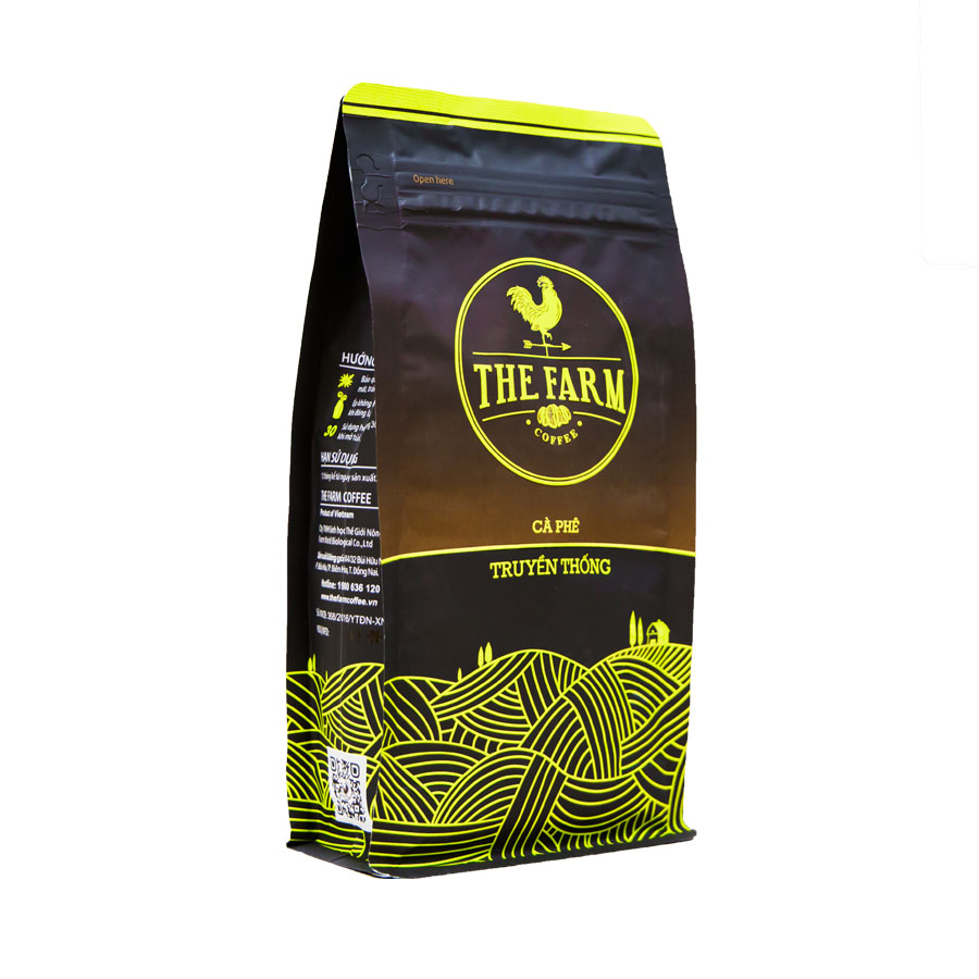 Combo 4 gói cà phê bột nguyên chất truyền thống - The Farm Coffee