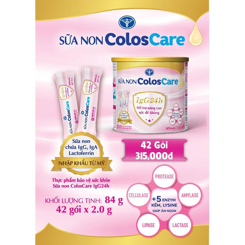 Sữa non Nutricare ColosCare IgG24h - Hỗ trợ nâng cao sức đề kháng