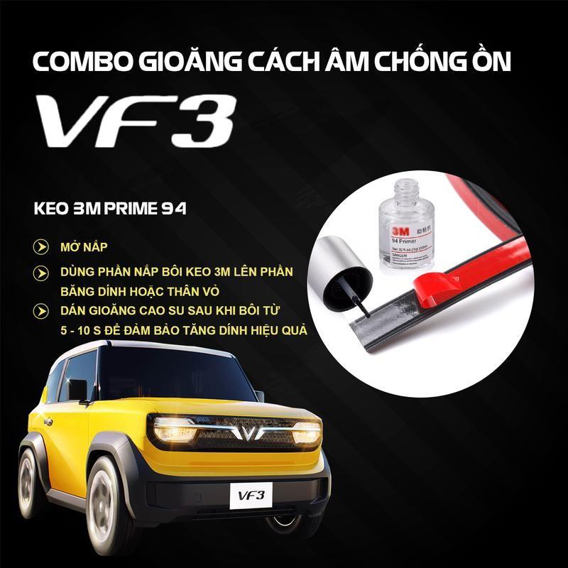 Gioăng chống ồn cho Xe VF3 chống ồn, ngăn bụi và thoát nhiệt điều hòa hiệu quả dễ dàng tự làm tại nhà