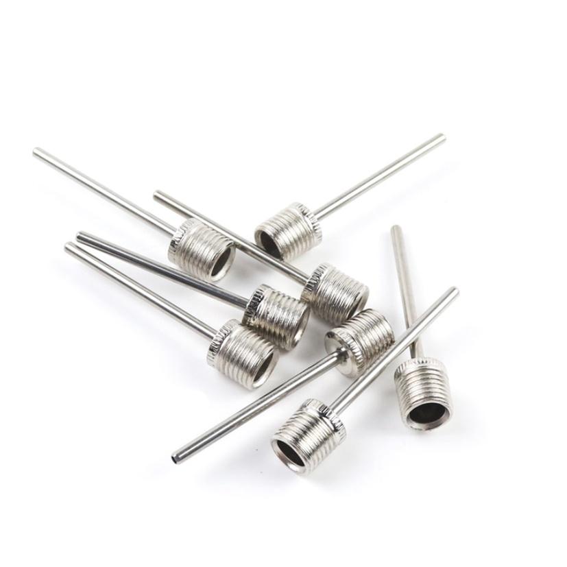 10pcs Sports Balls Standard Inflating Kit Ball Air Pump Needles for Basketballs Volleyballs Footballs Stainless Steel Pump Pin