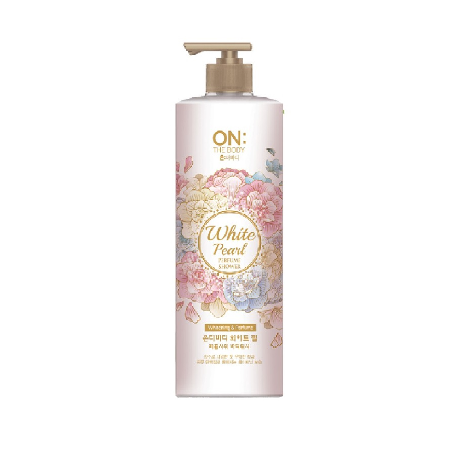 Sữa tắm dưỡng ẩm hương nước hoa On: The Body Perfume White Pearl bột ngọc trai Hương thư giãn 1000g