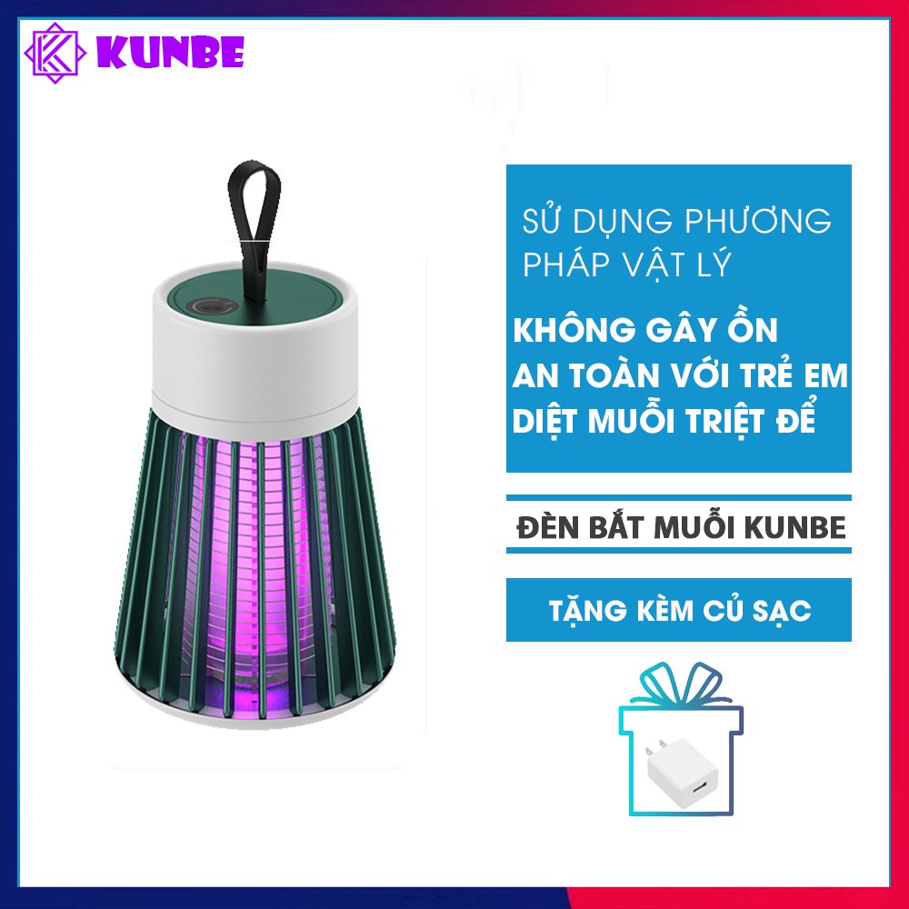 Đèn Bắt Muỗi, Máy Diệt Côn Trùng KUNBE, Thiết Kế Dạng Đèn Lồng Nhỏ Gọn, Hoạt Động Êm Ái, An Toàn, Hiệu Quả Cao