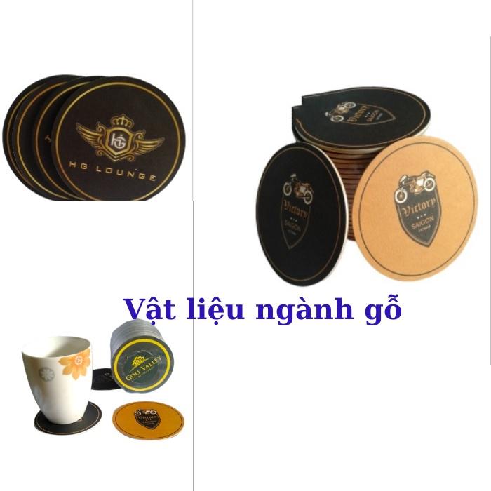 Lót ly giấy tiện dụng, lót ly thấm hút nước, sử dụng cho gia đình, tổ chức sự kiện. Tấm lót cốc cao cấp - Vuông 10cm