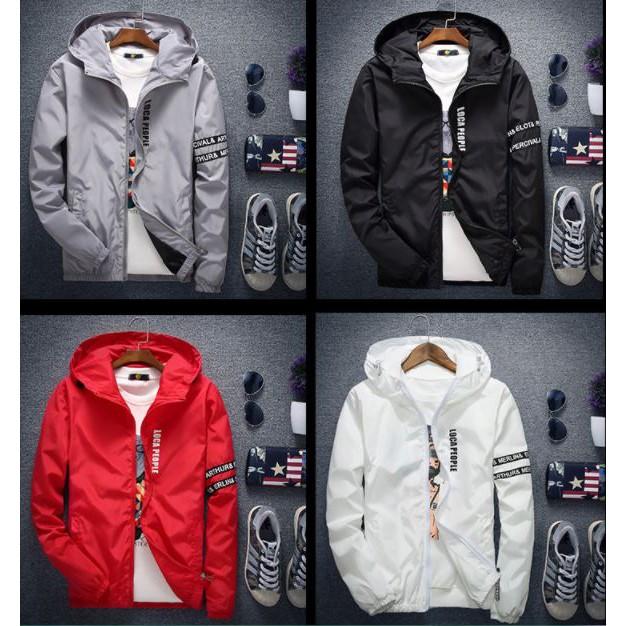 ÁO KHOÁC GIÓ NAM 2 LỚP VẢI DÙ - ẢNH THẬT PHÍA SAU AKG01