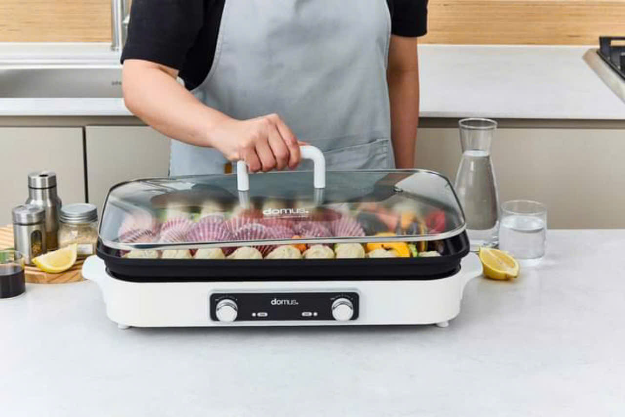 Bếp lẩu nướng 2 đĩa Dupan DP-2301 #new2024 Hàng chính hãng