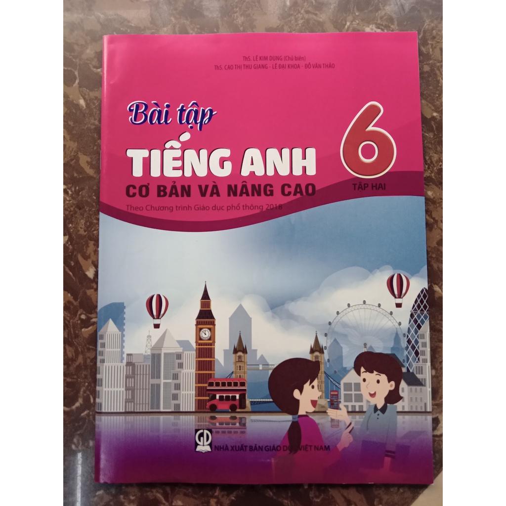 Sách - Combo Bài Tập Tiếng Anh Cơ Bản Và Nâng Cao Lớp 6 -