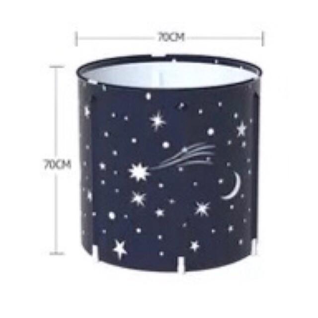 Bồn tắm di động giữ nhiệt dáng thẳng