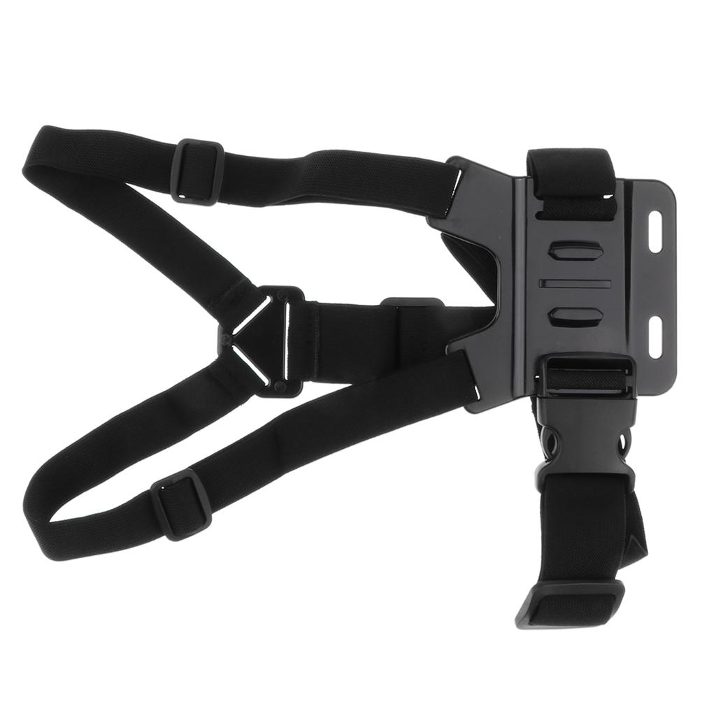 2 Pcs Chest Mount Harness Strap Holder Bracket With Cell Phone Clip Clamp