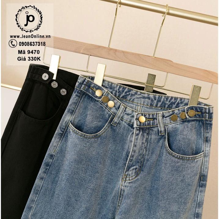 BIGSIZE NỮ - Quần jean nữ ống rộng (MS: 9470) - quần jean ống suông big size - quần bò - quần ngoại cỡ - quần ống rộng