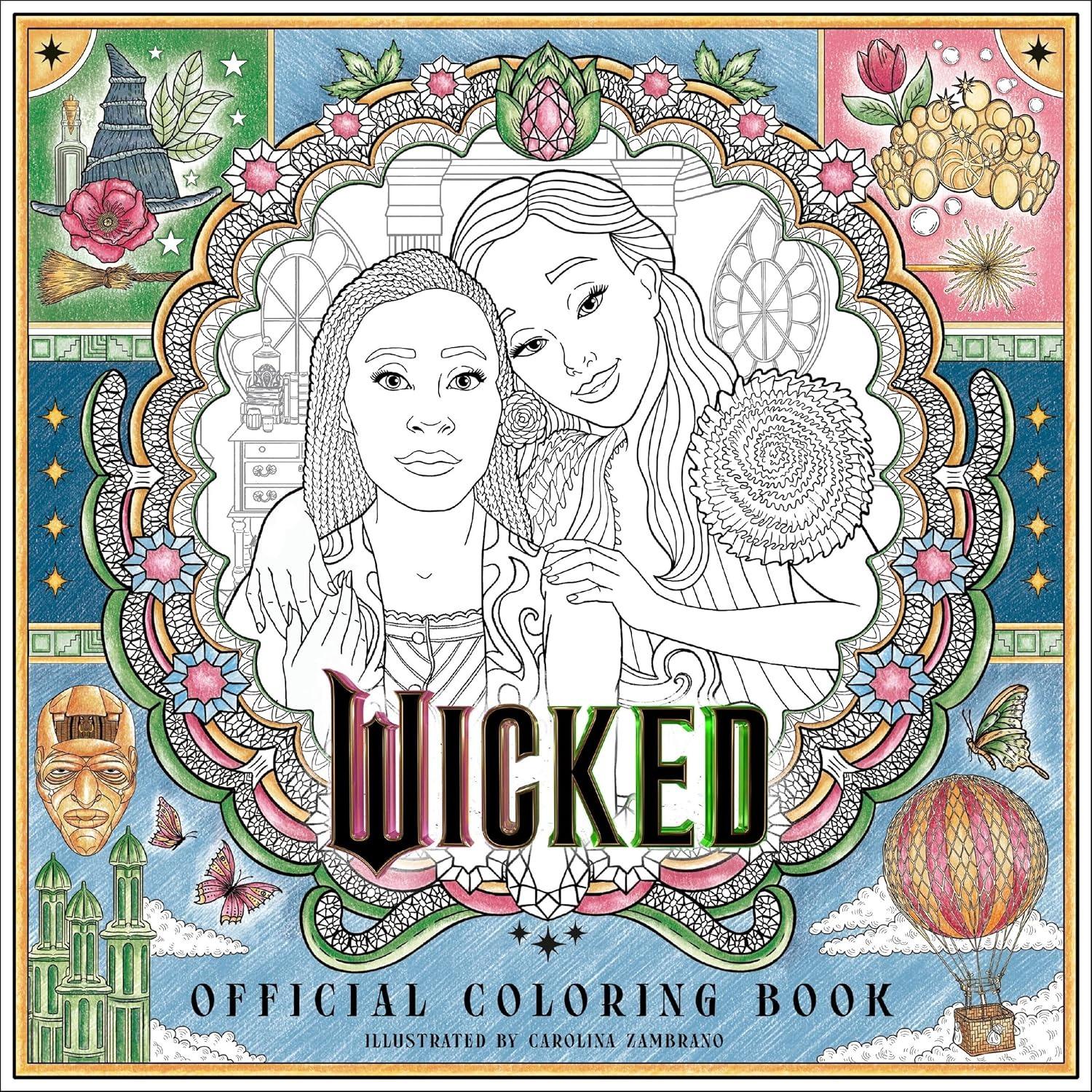 Sách ngoại văn: Wicked Film Official Coloring Book