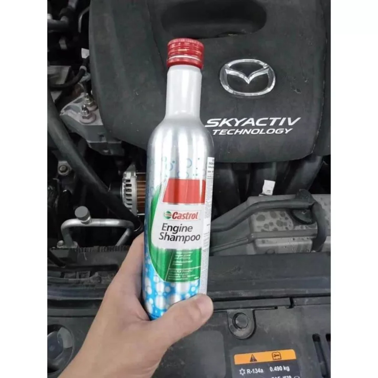 CASTROL- Dung dịch súc rửa động cơ ô tô xe máy làm sạch cặn bẩn cao câp loại tốt