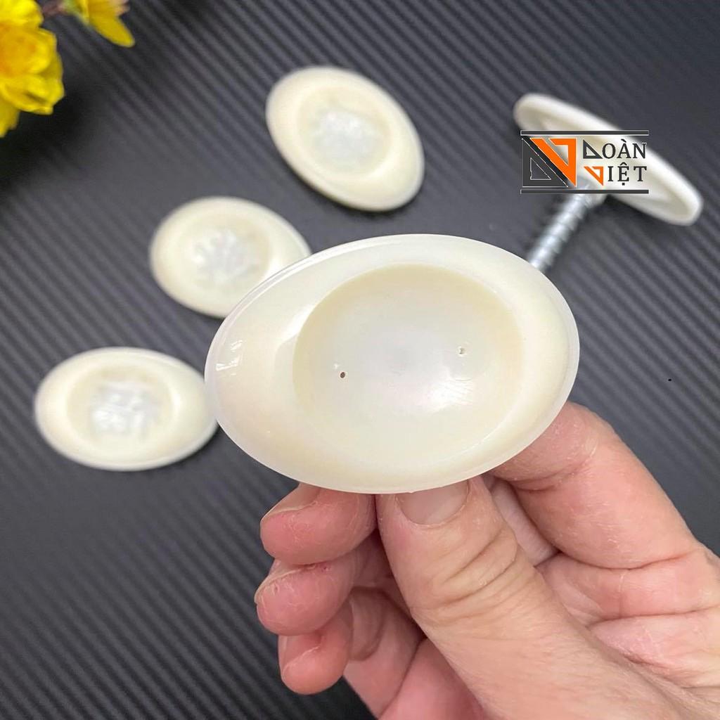 Khuôn Trung Thu 3D Siêu Sắc Nét - Hình THỎI VÀNG 4 mặt 50g , mẫu mới. Đồ Gia Dụng nhà bếp pha chế làm bánh nguyên liệu