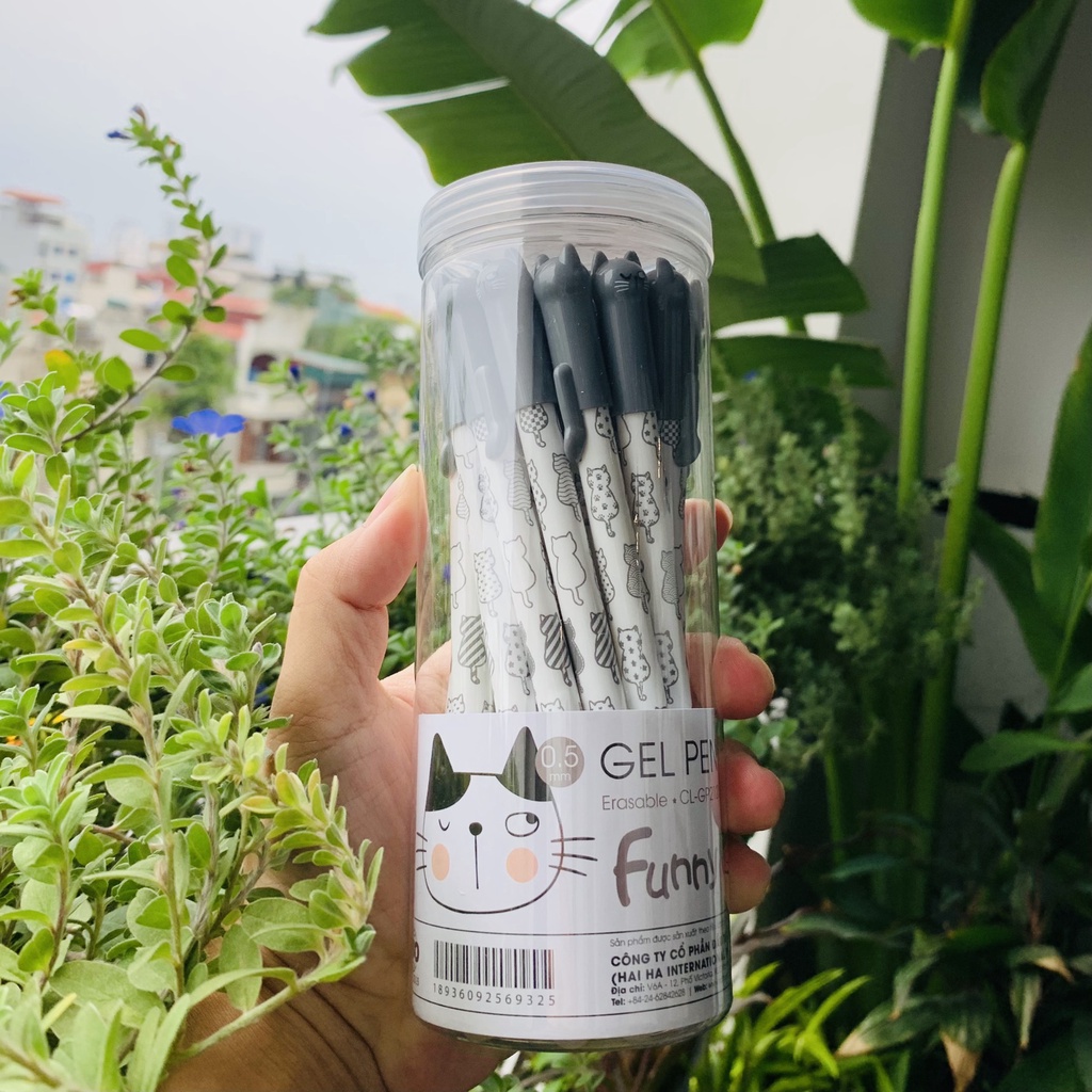 Túi 10 Bút gel xóa được CL-GP212 nét 0.5mm