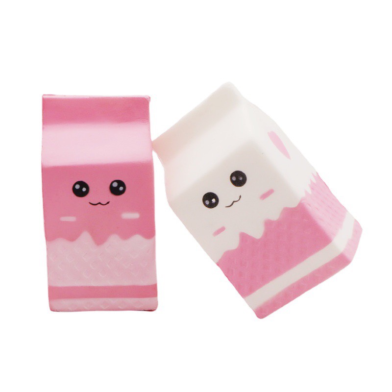 Đồ chơi Squishy Hộp Sữa Cute