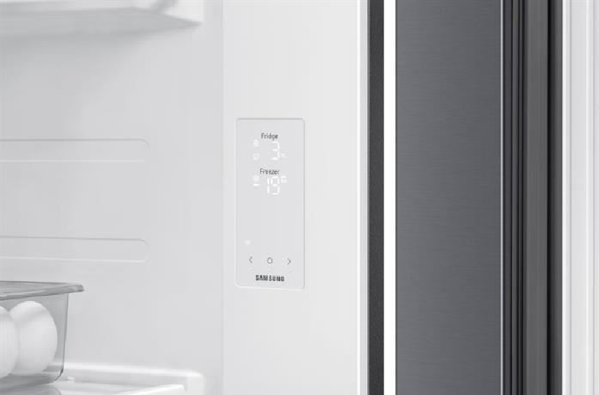 Tủ lạnh Samsung Inverter 655 lít Side By Side RS70F65Q3FSV - HÀNG CHÍNH HÃNG - CHỈ GIAO HCM