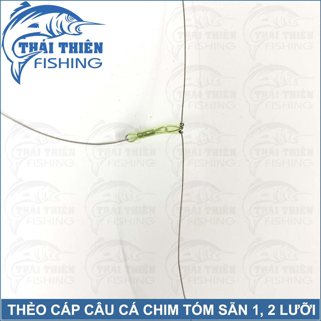 Combo 2 Bộ Thẻo Cáp Câu Cá Chim, Trê, Răng Sắc Bén Tóm Sẵn 1, 2 Lưỡi Dùng Câu Sông Thiên Nhiên, Hồ Dịch Vụ