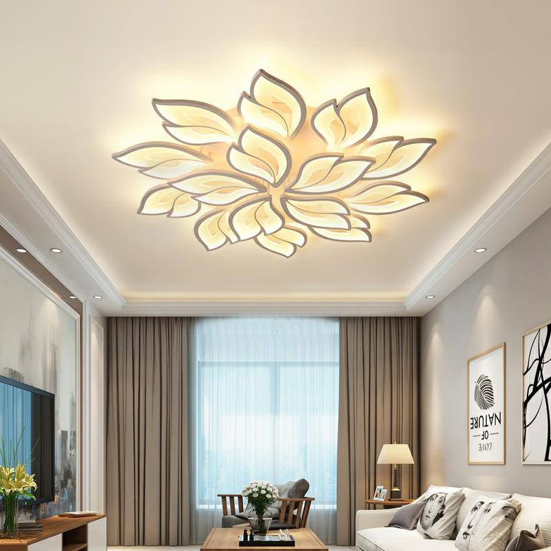 Hình ảnh Đèn ốp trần phòng khách, phòng ngủ Bắc Âu 2020 mới đơn giản hiện đại
