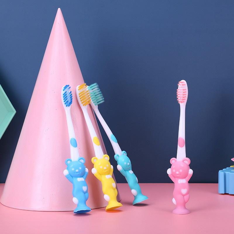 Set 4 bàn chải cho bé hình thú xuất Nhật