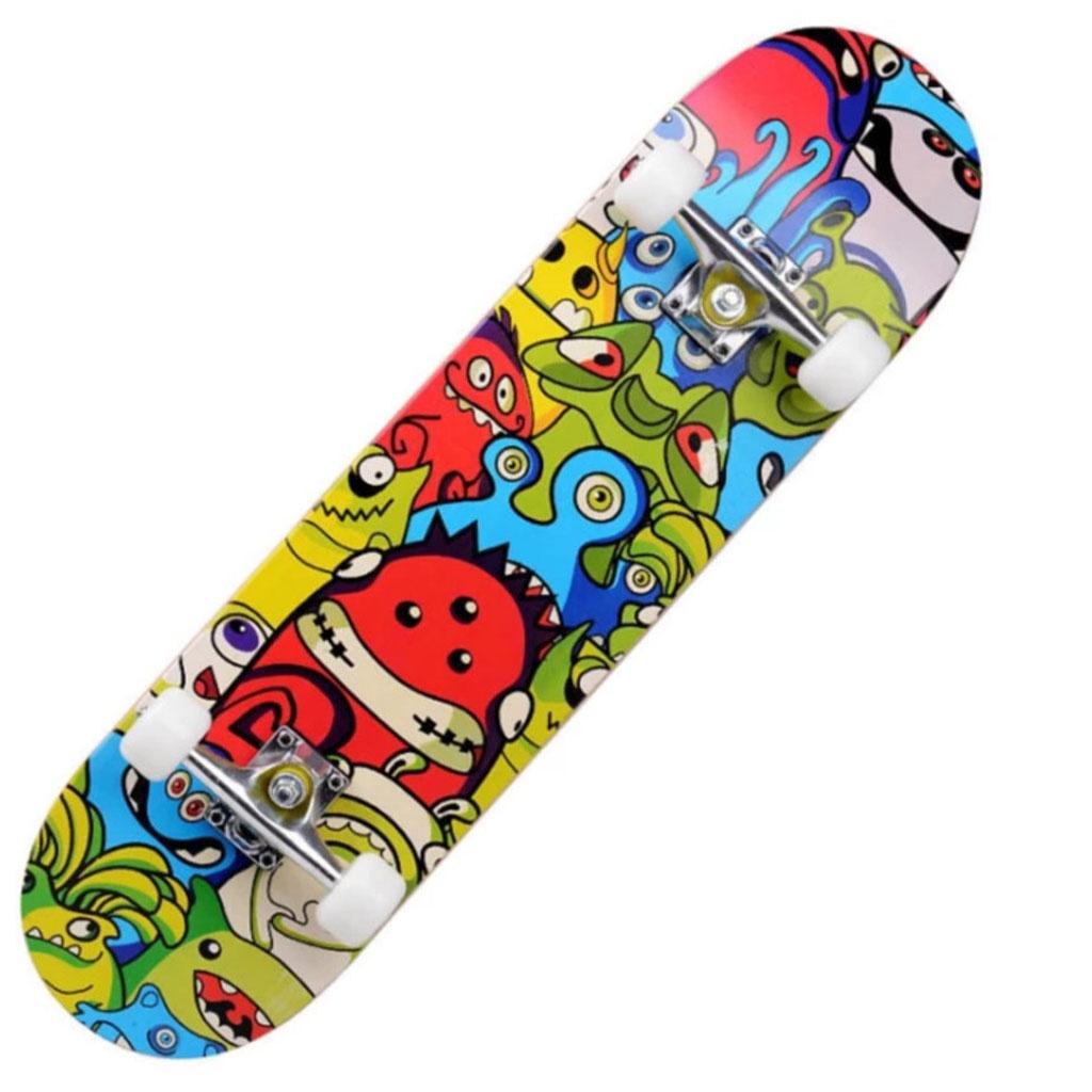 Ván Trượt Người Lớn Skateboard Thể Thao Chất Liệu Gỗ Phong Ép Cao Cấp 7 Lớp Mặt Nhám