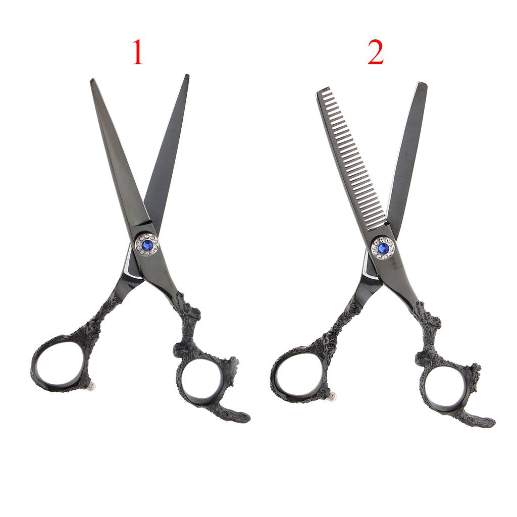 6.5 inch Black Professional Salon Hair Scissors Shears Hairdressing