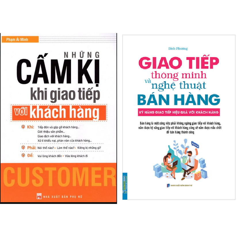 Combo Những Cấm Kị Khi Giao Tiếp Với Khách Hàng+Giao Tiếp Thông Minh Và Nghệ Thuật Bán Hàng (Bìa Mềm)