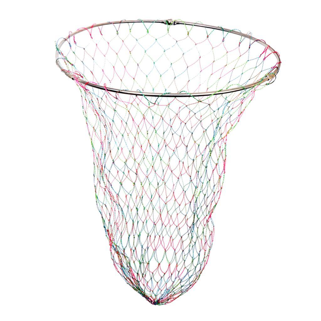 2pcs Colorful Mesh Fishing Net Carp Coarse Sea Game Fishing Landing Net Head