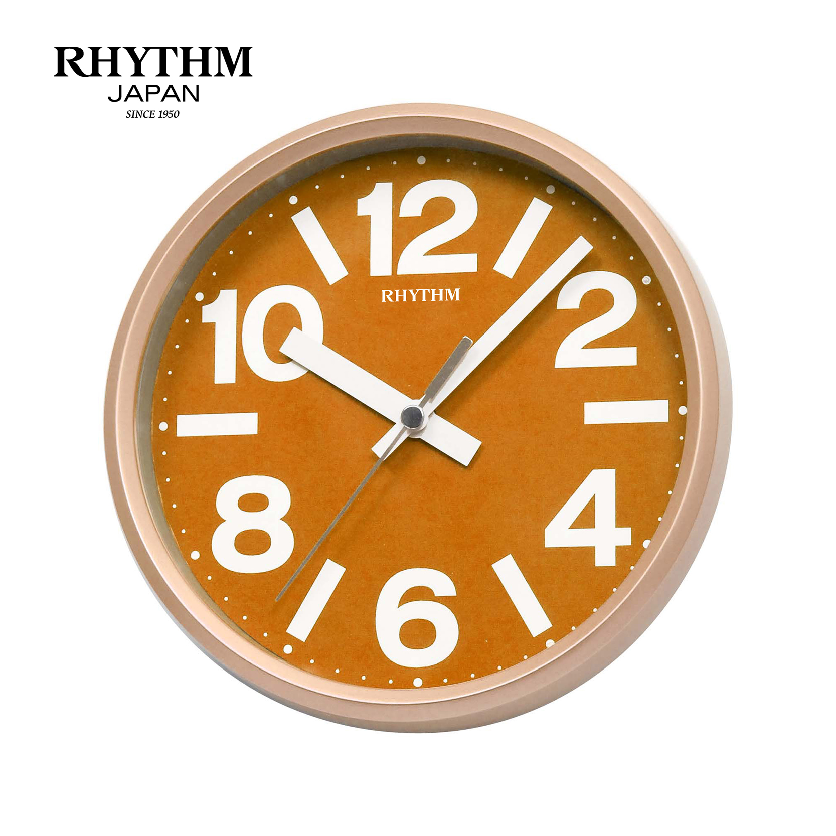 Đồng hồ Rhythm CMG890GR14- Kt 18.0 x 4.4cm, 240g. Vỏ nhựa. Dùng Pin.