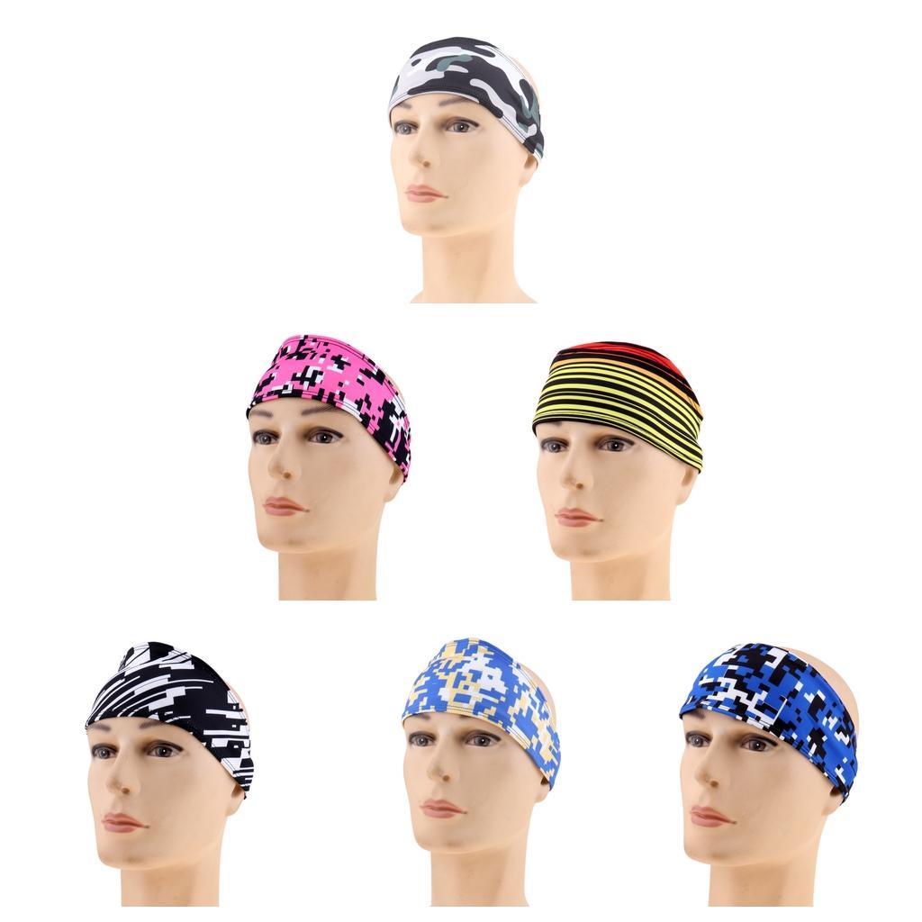 Men Women  Gym Sweatband Headband Stretch Hair Band